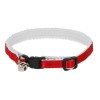 KERBL Reflective Collar with Safe Lock for Cat 10mm, Red.